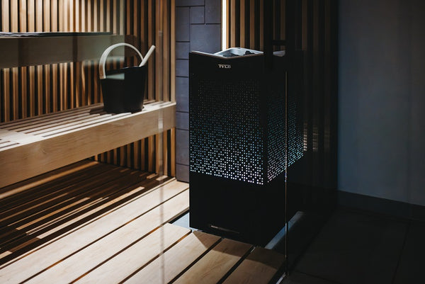 Tylo Crown Combi Elite 8 Sauna Heater Black with Elite Control Panel