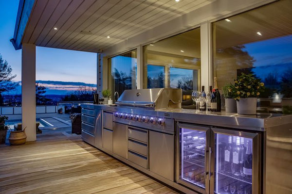 Module fridge with double doors