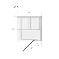 Tylöhelo Infrared Sauna Room (T-810) (Local delivery & installation)